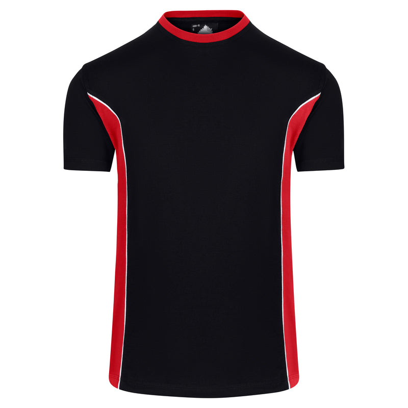 Load image into Gallery viewer, Silverswift T-Shirt Black/Red 200GSM