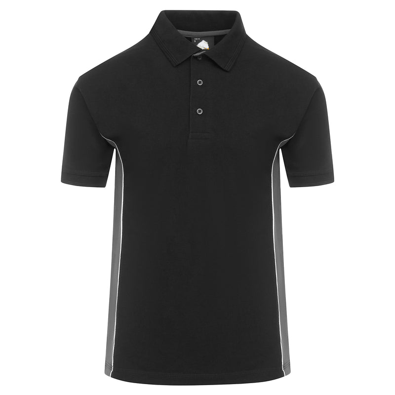 Load image into Gallery viewer, Silverswift Poloshirt Black/Graphite 220GSM
