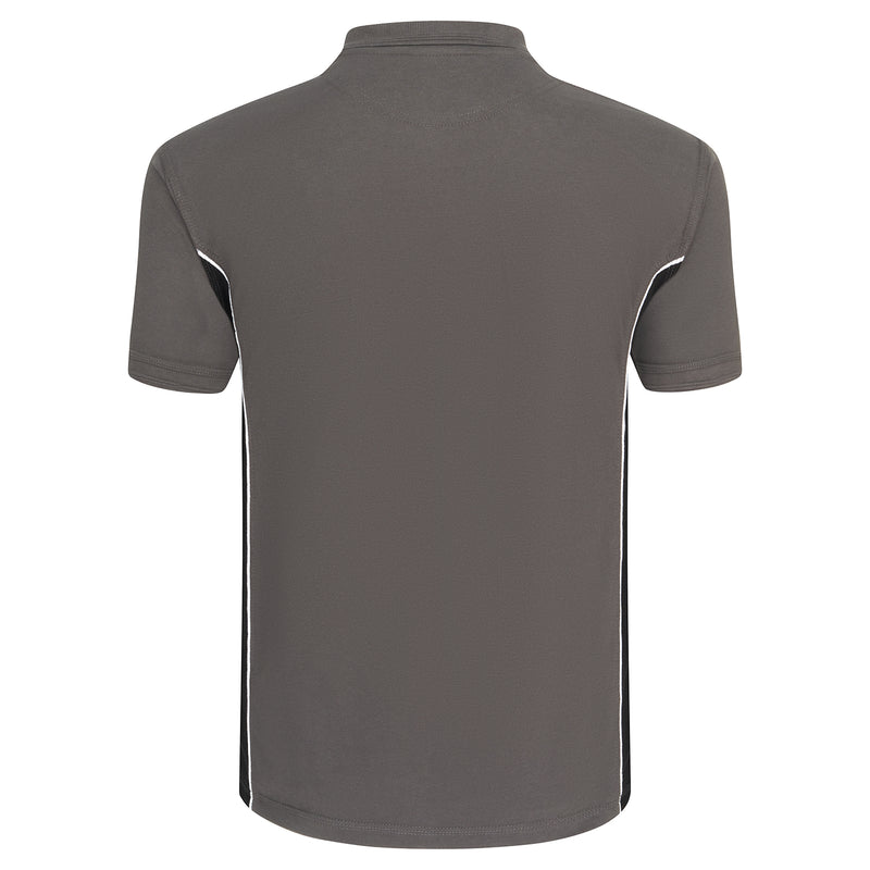 Load image into Gallery viewer, Silverswift Poloshirt Graphite/Black 220GSM