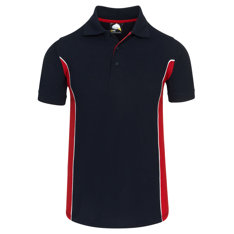 Load image into Gallery viewer, Silverswift Poloshirt Black/Red 220GSM