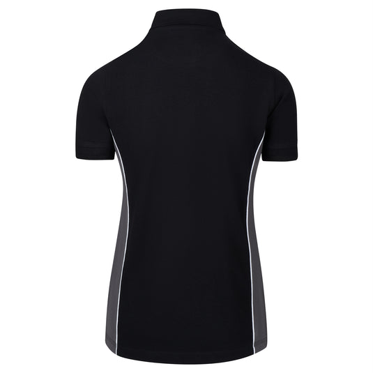 Silverswift Ladies Poloshirt Black/Graphite 220GSM