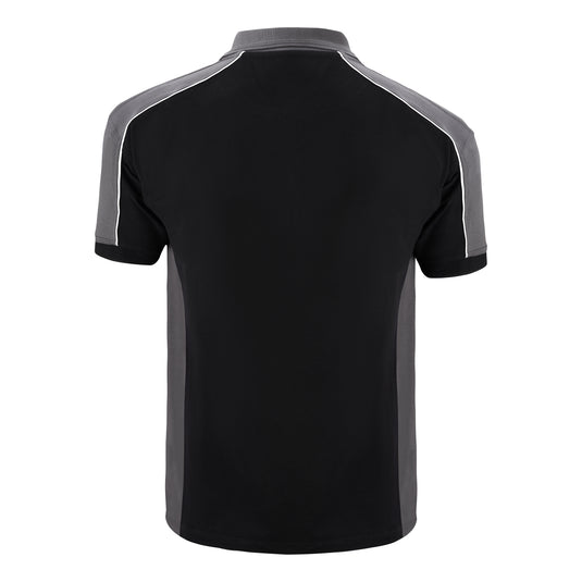 Avocet Poloshirt Black/Graphite 220GSM