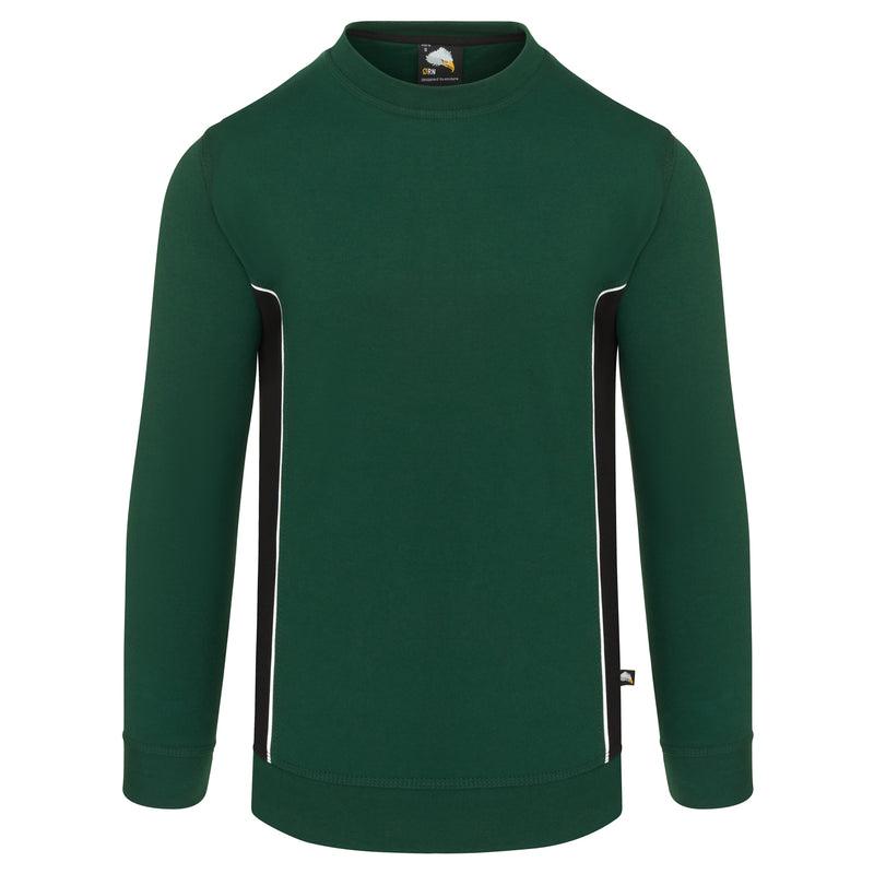 Load image into Gallery viewer, Silverswift Sweatshirt Bottle Green/Black 320gsm