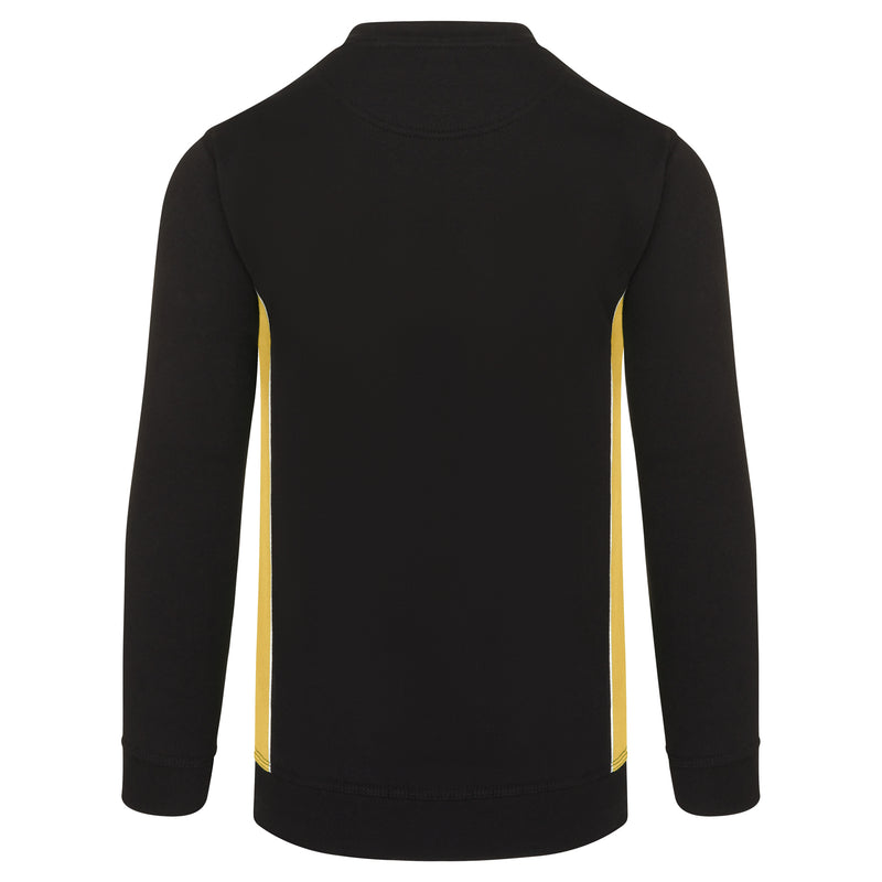 Load image into Gallery viewer, Silverswift Sweatshirt Black/Yellow 320gsm