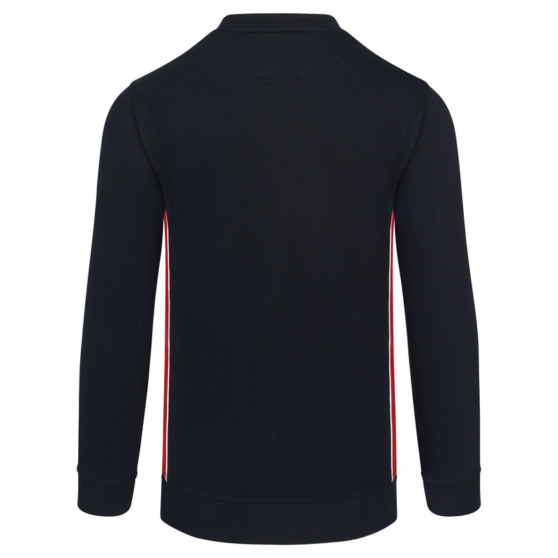 Load image into Gallery viewer, Silverswift Sweatshirt Navy/Red 320gsm