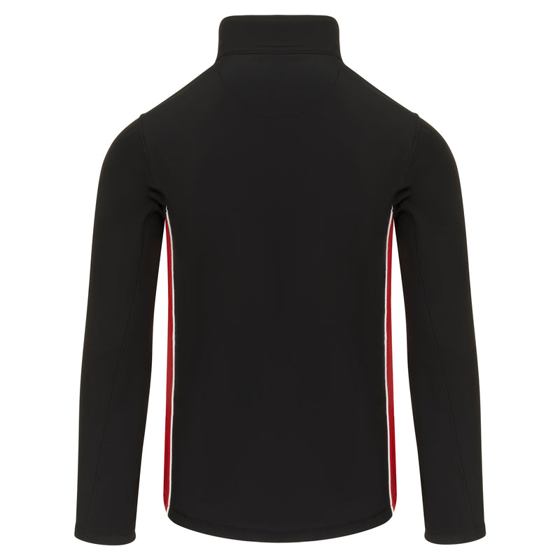 Load image into Gallery viewer, Silverswift Softshell 3 Layer Jacket Black/Red 320gsm