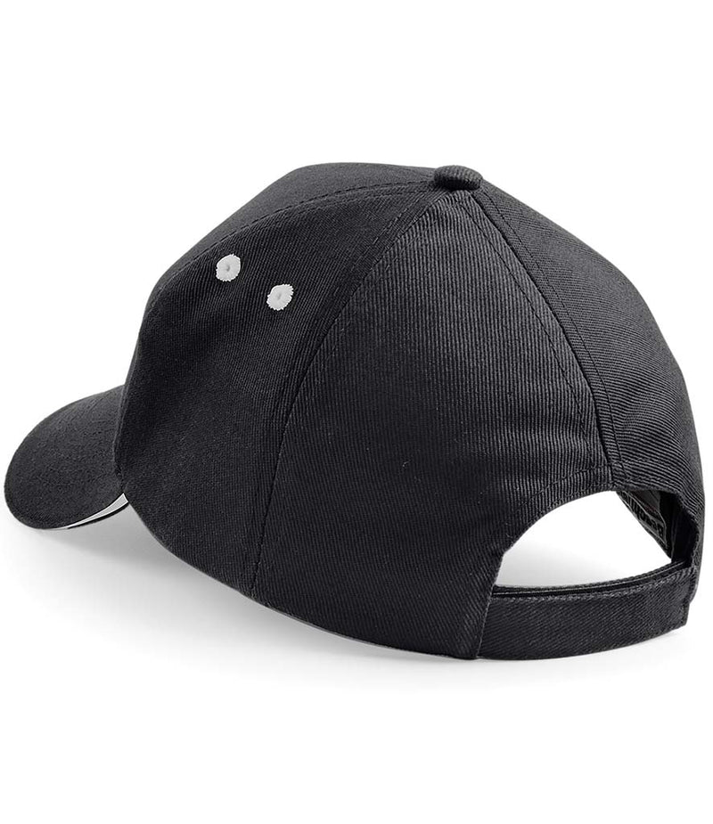 Load image into Gallery viewer, Beechfield 5 Panel Cap Black/Grey