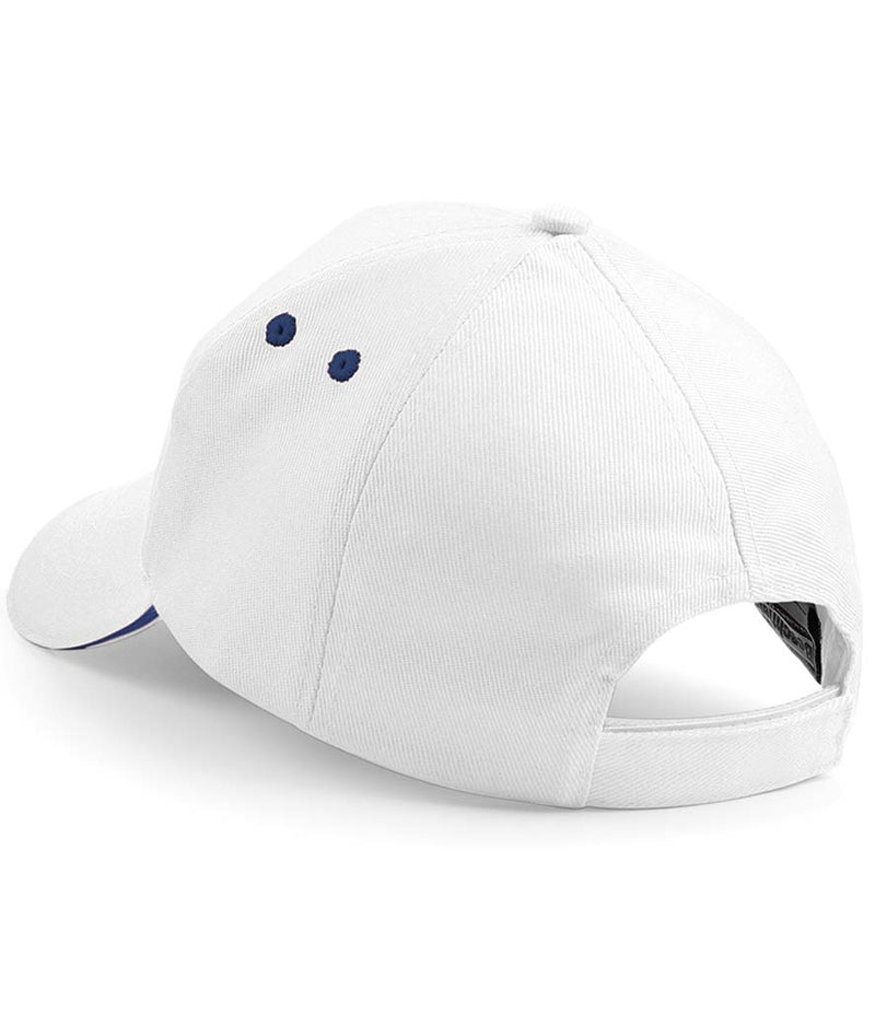 Load image into Gallery viewer, Beechfield 5 Panel Cap White/French Navy