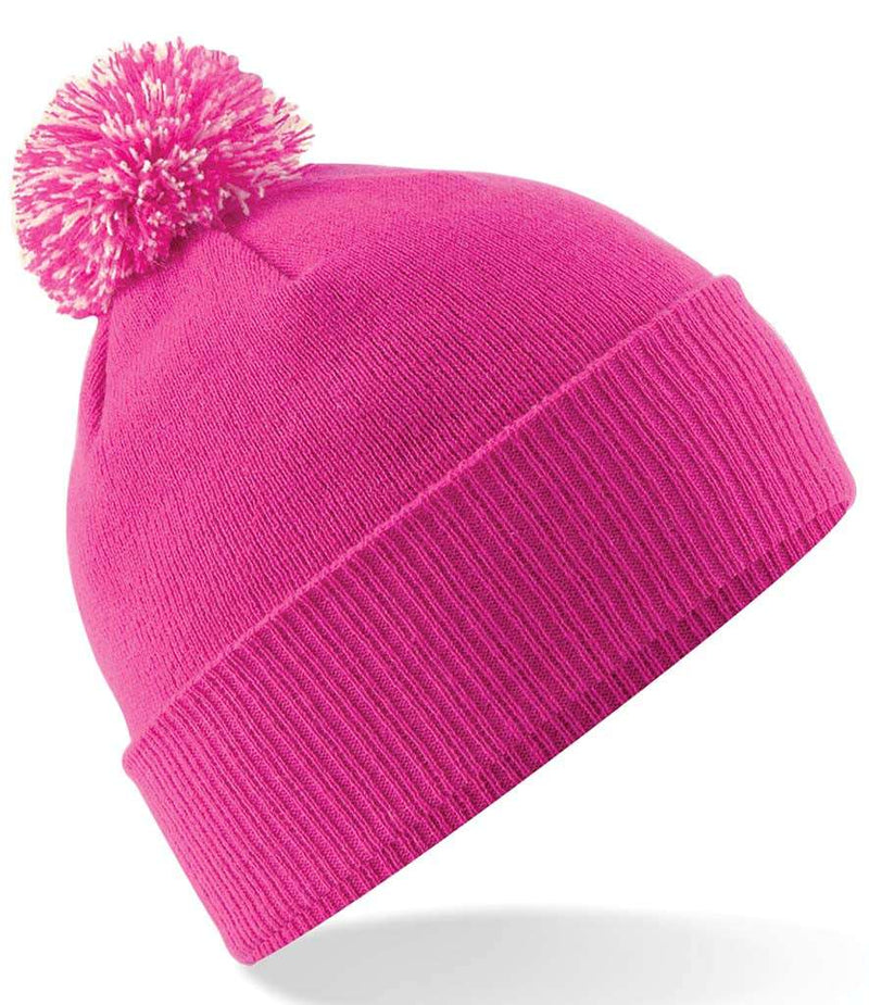 Load image into Gallery viewer, Beechfield Kids Snowstar® Beanie Bobble Hat BB450B