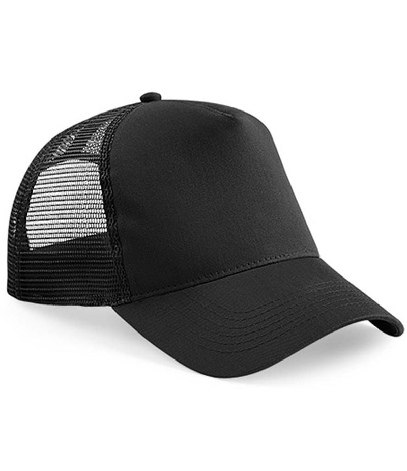 Load image into Gallery viewer, Beechfield Snapback Trucker Cap | Black