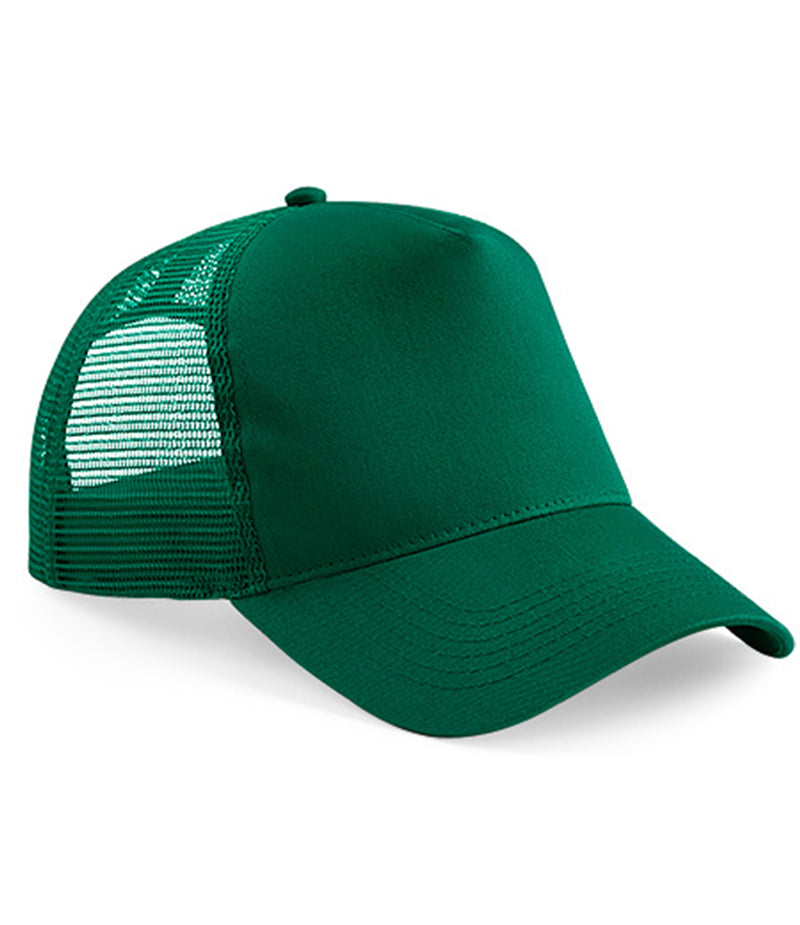 Load image into Gallery viewer, Beechfield Snapback Trucker Cap | Bottle Green