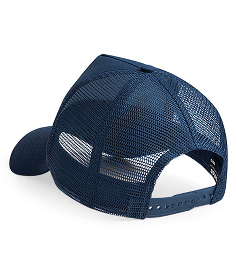 Load image into Gallery viewer, Beechfield Snapback Trucker Cap | French Navy Blue