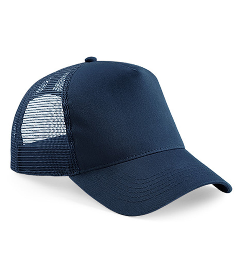 Load image into Gallery viewer, Beechfield Snapback Trucker Cap | French Navy Blue