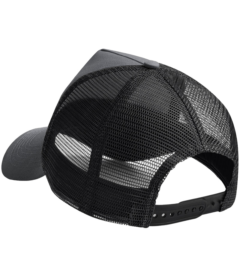 Load image into Gallery viewer, Beechfield Snapback Trucker Cap | Graphite Grey/Black