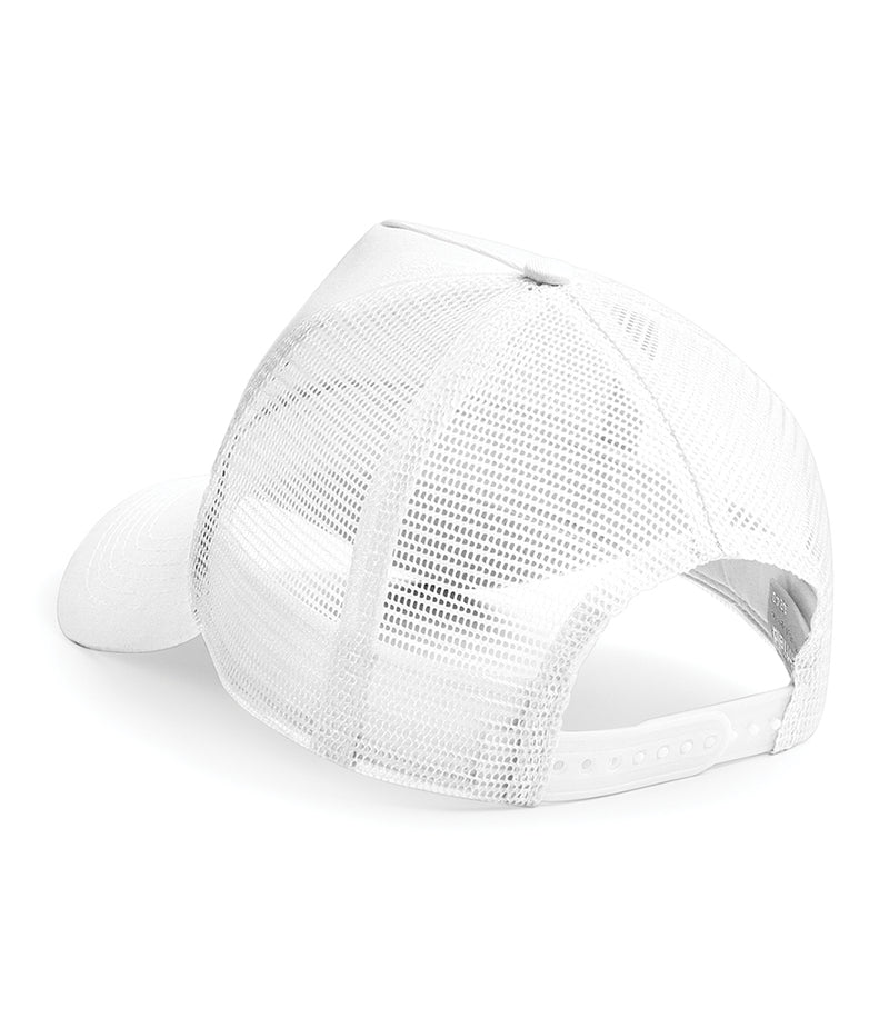 Load image into Gallery viewer, Beechfield Snapback Trucker Cap | White