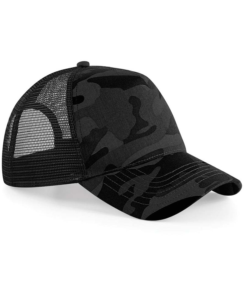 Load image into Gallery viewer, Beechfield Camo Snapback Trucker Cap BB694