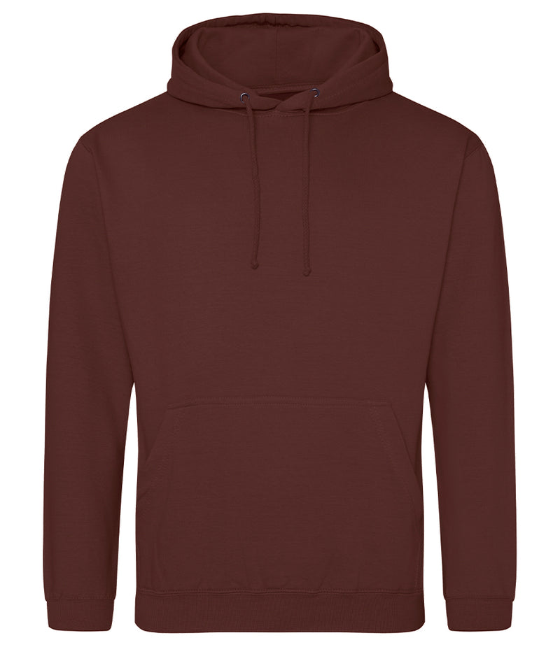 Load image into Gallery viewer, AWDis College Hoodie 280gsm JH001 Chocolate Fudge Brownie