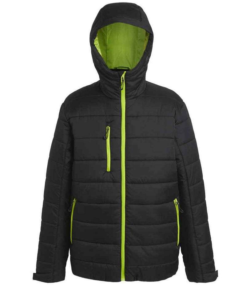 Load image into Gallery viewer, RG444 Black/Lime Green Front