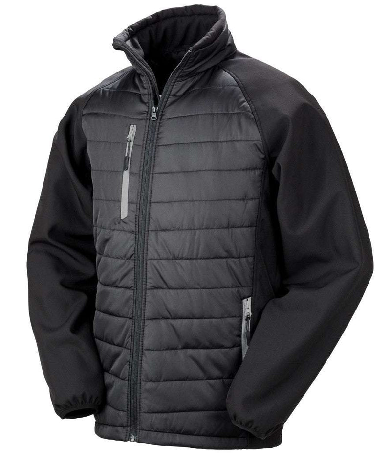 Load image into Gallery viewer, Result Genuine Recycled Compass Padded Jacket RS237
BLACK/GREY