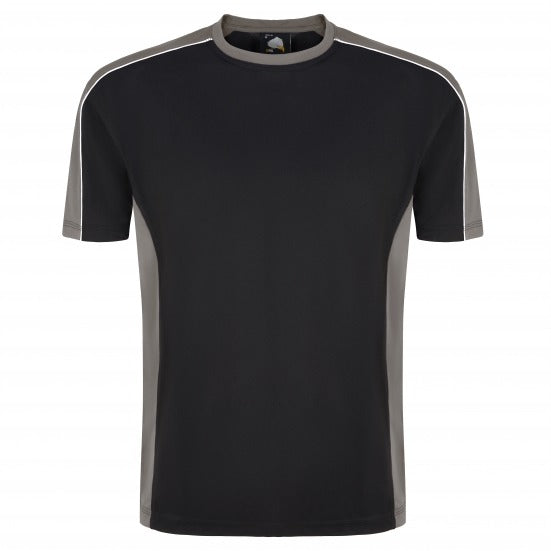Avocet Wicking T-Shirt Black/Graphite 200GSM