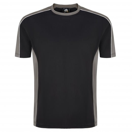 Avocet Wicking T-Shirt Black/Graphite 200GSM
