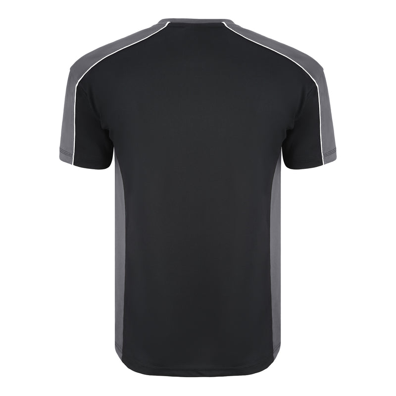 Load image into Gallery viewer, Avocet Wicking T-Shirt Black/Graphite 200GSM
