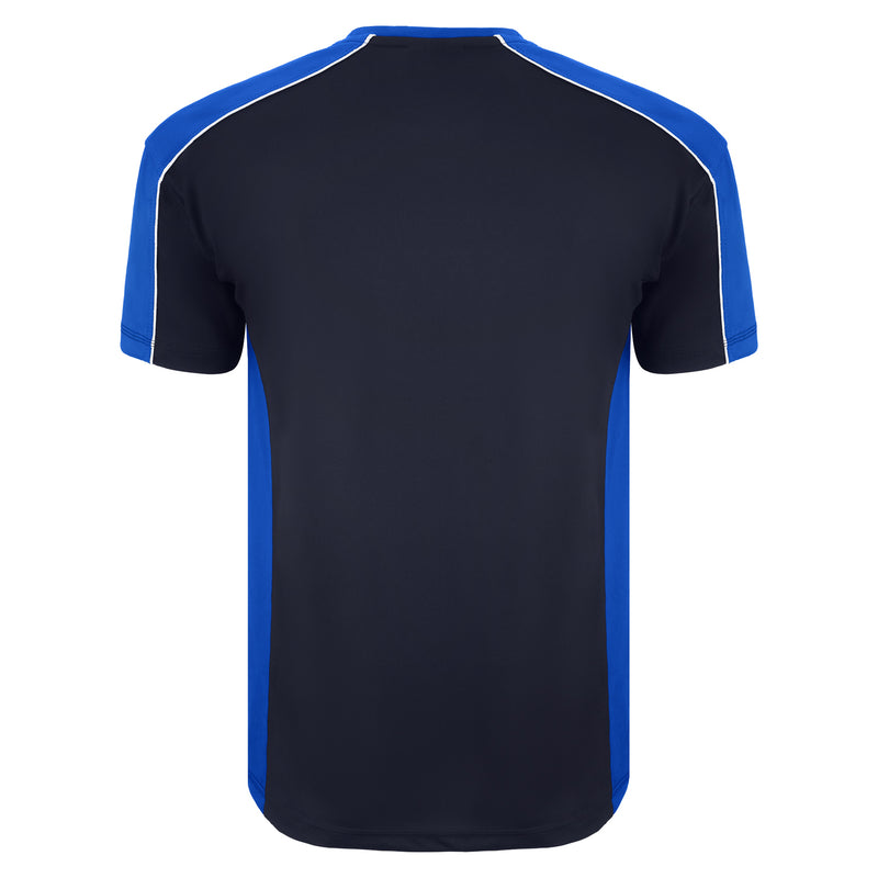Load image into Gallery viewer, Avocet Wicking T-Shirt Navy/Royal Blue 200GSM
