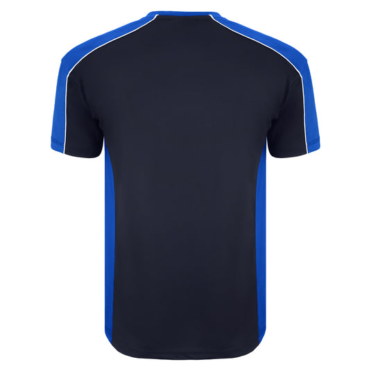 Avocet Wicking T-Shirt Navy/Royal Blue 200GSM