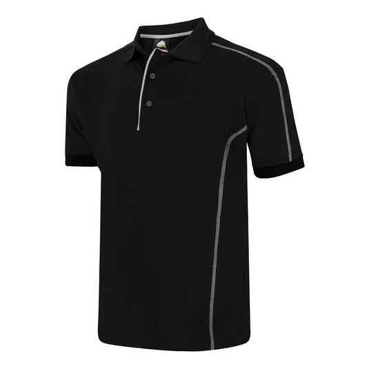 Crane Poloshirt Black 220GSM