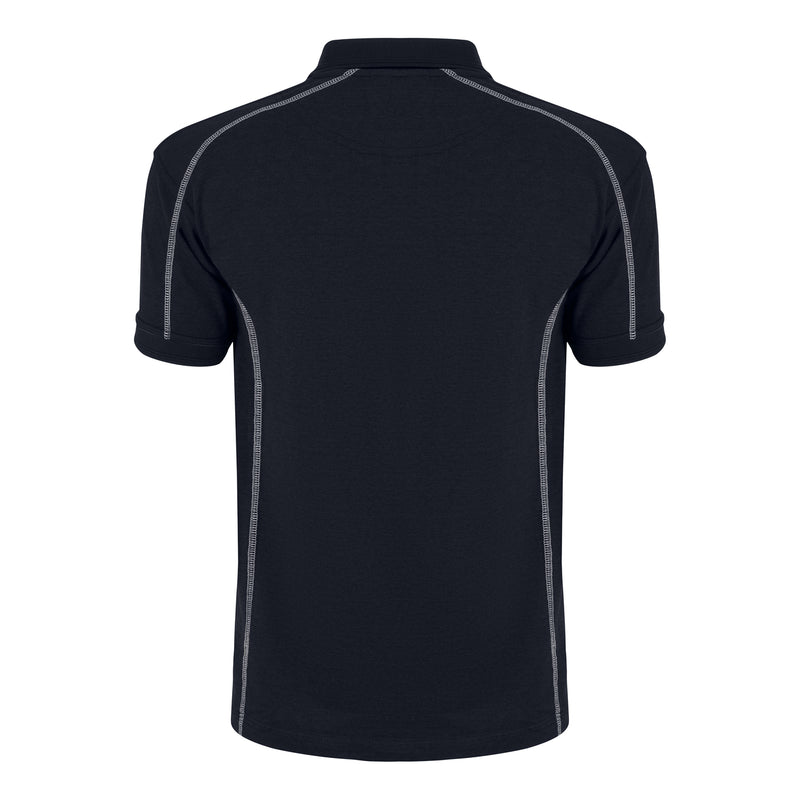 Load image into Gallery viewer, Crane Poloshirt Navy Blue 220GSM
