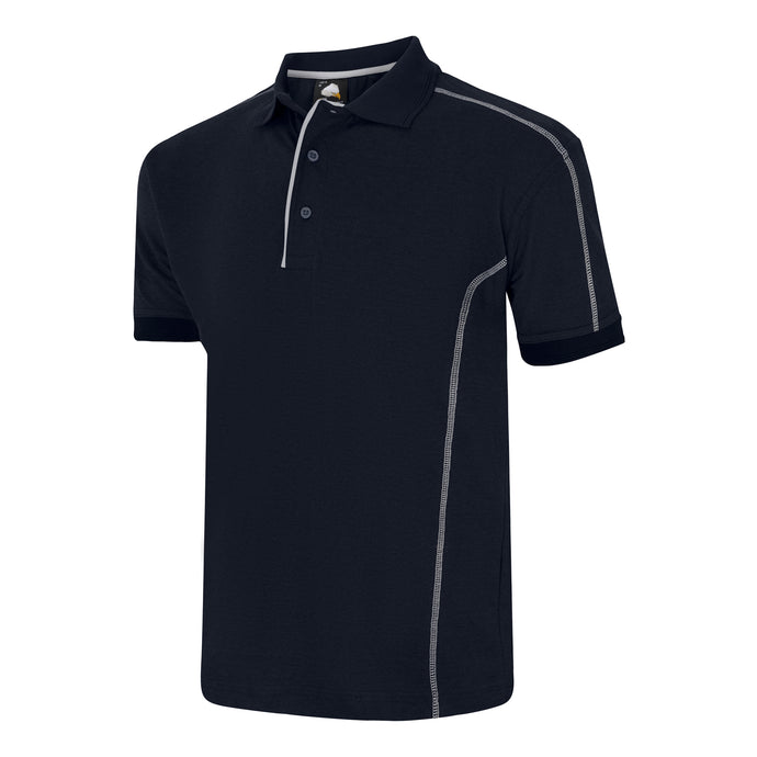 Crane Poloshirt Navy Blue 220GSM