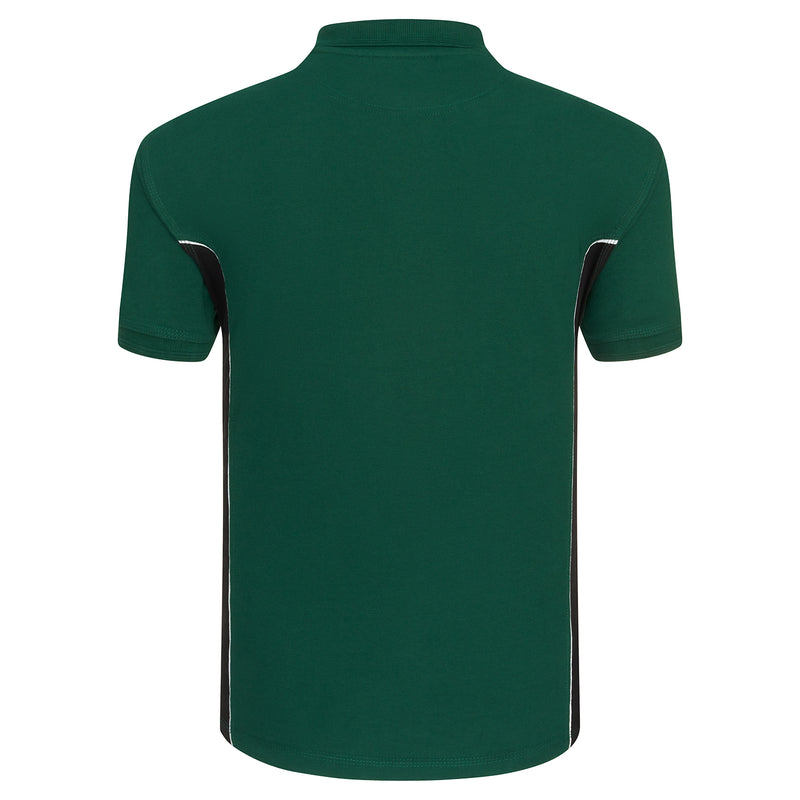 Load image into Gallery viewer, Silverswift Poloshirt Bottle Green/Black 220GSM

