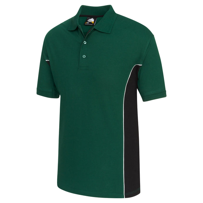 Silverswift Poloshirt Bottle Green/Black 220GSM