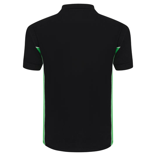 Silverswift Poloshirt Black/Lime Green 220GSM