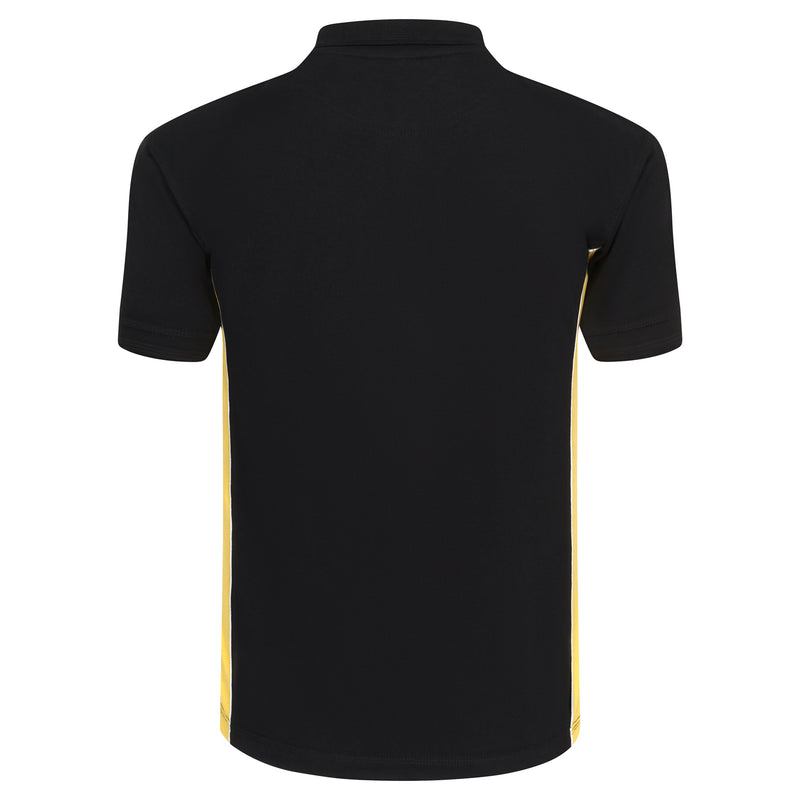 Load image into Gallery viewer, Silverswift Poloshirt Black/Yellow 220GSM

