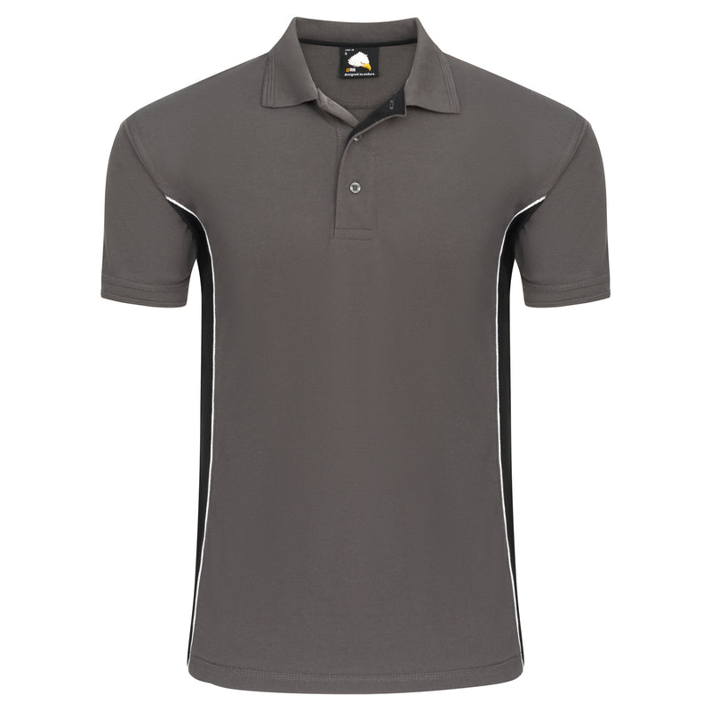 Load image into Gallery viewer, Silverswift Poloshirt Graphite/Black 220GSM
