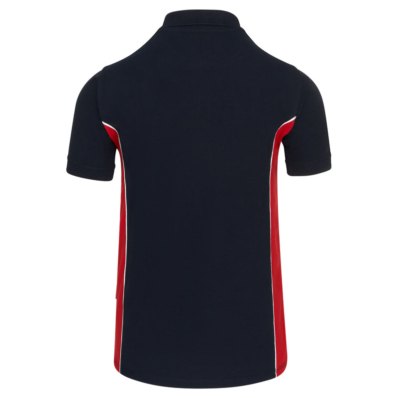 Load image into Gallery viewer, Silverswift Poloshirt Navy/Red 220GSM
