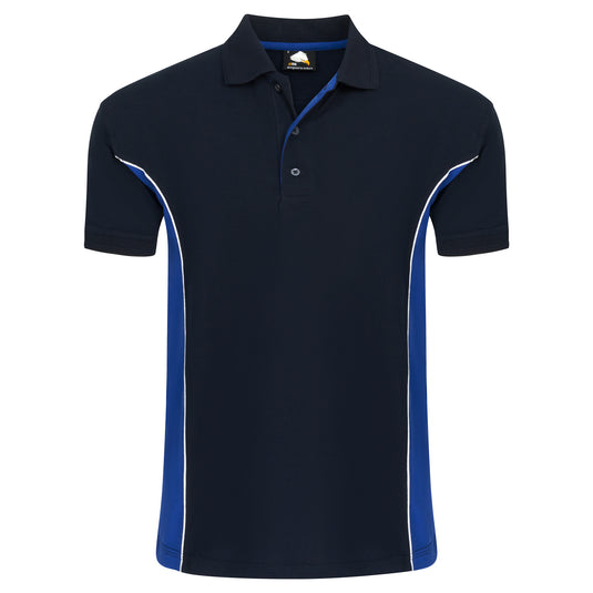Silverswift Poloshirt Navy/Royal Blue 220GSM