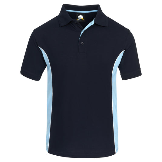 Silverswift Poloshirt Navy/Sky Blue 220GSM