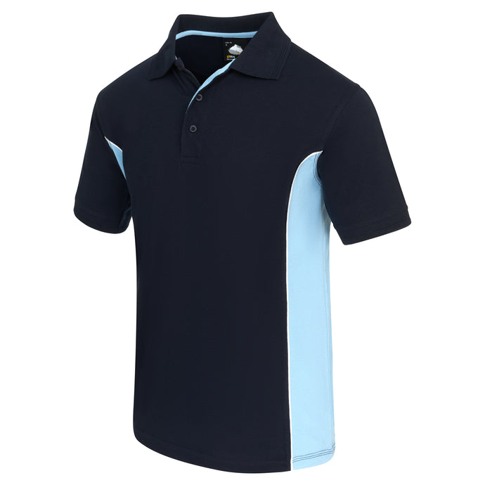 Silverswift Poloshirt Navy/Sky Blue 220GSM