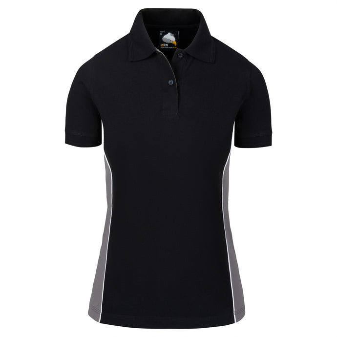 Silverswift Ladies Poloshirt Black/Graphite 220GSM