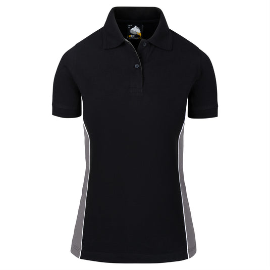 Silverswift Ladies Poloshirt Black/Graphite 220GSM
