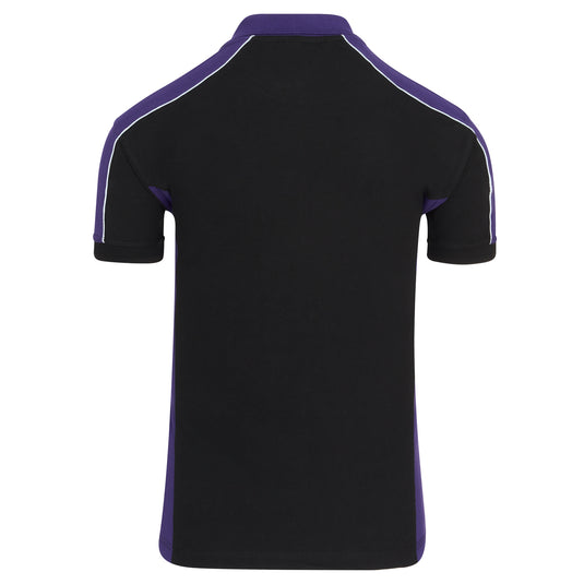 Avocet Poloshirt Black/Purple 220GSM