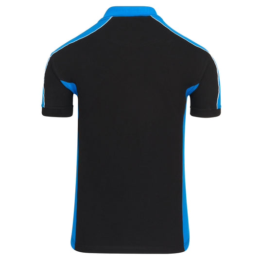 Avocet Poloshirt Black/Reflex Blue 220GSM