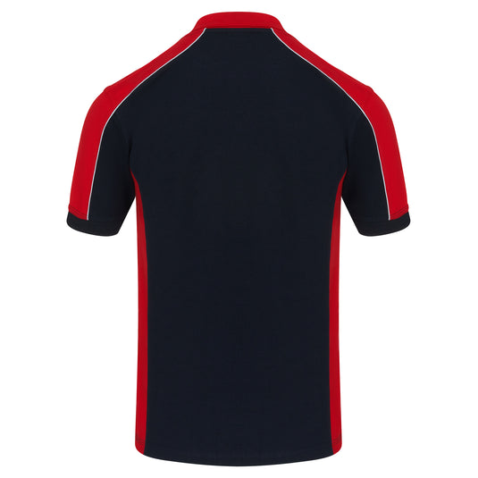 Avocet Poloshirt Black/Red 220GSM