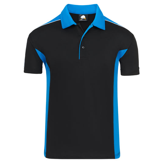 Avocet Wicking Poloshirt Black/Reflex 200GSM