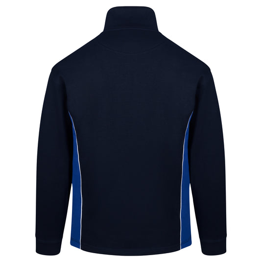 Silverswift Quarter Zip Sweatshirt Navy/Royal Blue 320gsm