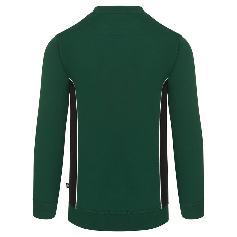 Load image into Gallery viewer, Silverswift Sweatshirt Bottle Green/Black 320gsm
