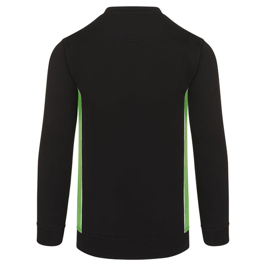 Silverswift Sweatshirt Black/Lime Green 320gsm
