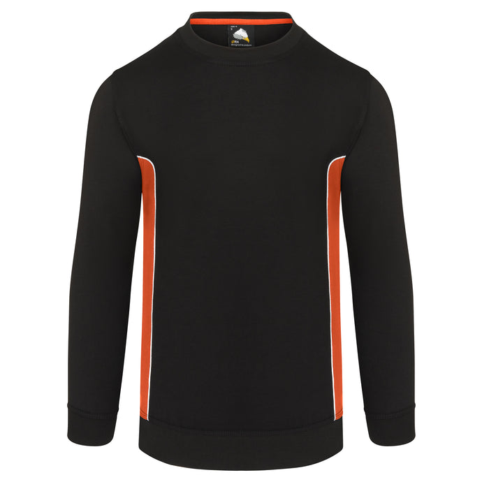 Silverswift Sweatshirt Black/Orange 320gsm